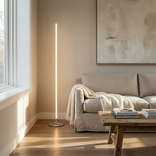 Minimalist Slim Metal Floor Lamp