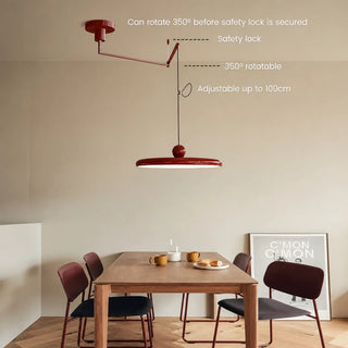 Adjustable Swing Arm LED Pendant Light