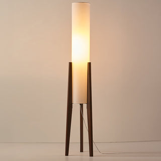 Nordic Walnut Tripod Floor Lamp
