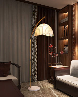 Bamboo Inspired Floor Lamp