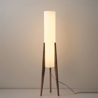 Nordic Walnut Tripod Floor Lamp
