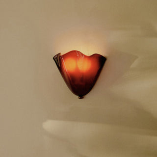 Retro Art Deco Stained Glass Wall Light