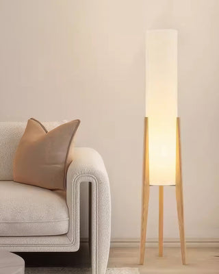 Nordic Walnut Tripod Floor Lamp