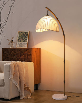 Bamboo Inspired Floor Lamp