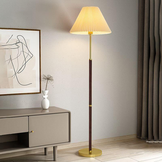 Noir Pleat Floor Lamp
