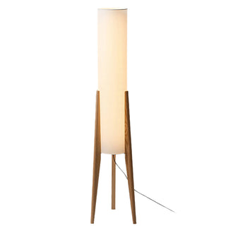 Nordic Walnut Tripod Floor Lamp