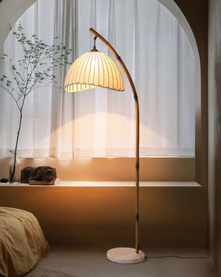 Bamboo Inspired Floor Lamp