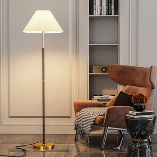 Noir Pleat Floor Lamp