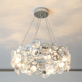 Modern Crystal Ring Chandelier Ceiling Light