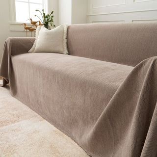 Durable and Pet-Friendly Herringbone Sofa Cover