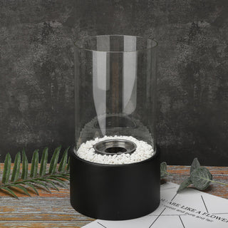 Decorative Oil Lamp with Glass Cylinder
