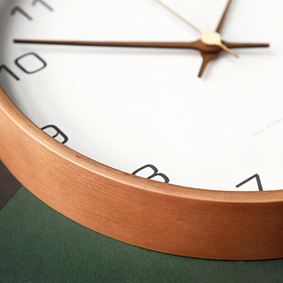 Orbs Round Wall Clock in Grey/White