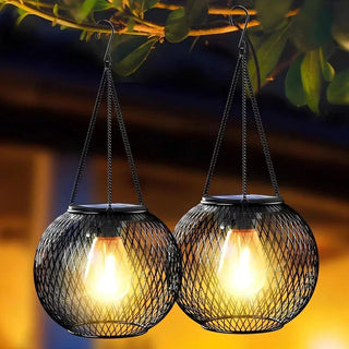 Solar Outdoor Lantern With Automatic Dusk Sensor