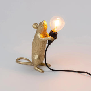 Decorative Resin Mouse Lamp - Quirky LED Light for Modern Décor