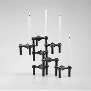 Abstract Style Molecular Structure Candle Holder - Stainless Steel