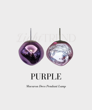 Modern Chrome Pebble Pendant Light Cluster