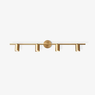 Modern Brass Wall Spotlight