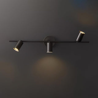 Modern Brass Wall Spotlight