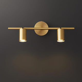 Modern Brass Wall Spotlight
