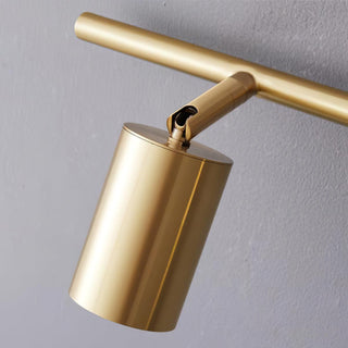 Modern Brass Wall Spotlight