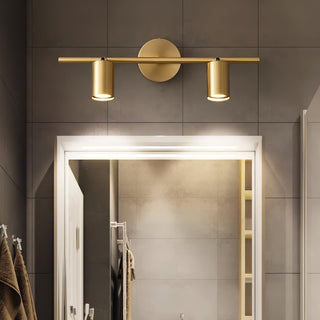 Modern Brass Wall Spotlight