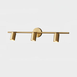 Modern Brass Wall Spotlight