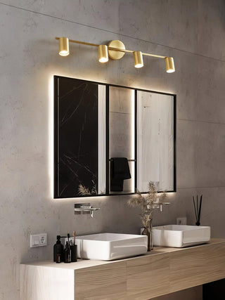 Modern Brass Wall Spotlight