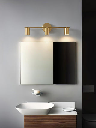 Modern Brass Wall Spotlight