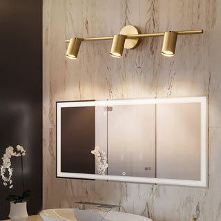 Modern Brass Wall Spotlight