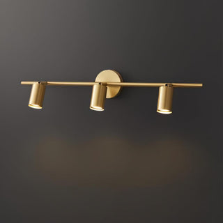 Modern Brass Wall Spotlight