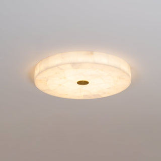 Round Alabaster Ceiling Light