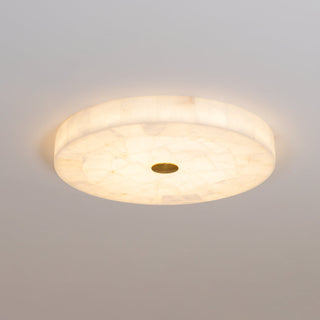 Round Alabaster Ceiling Light