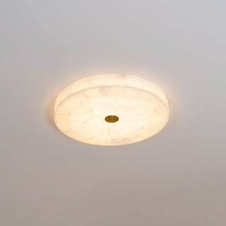 Round Alabaster Ceiling Light
