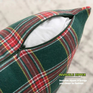 Classic Tartan Christmas Cushion Cover