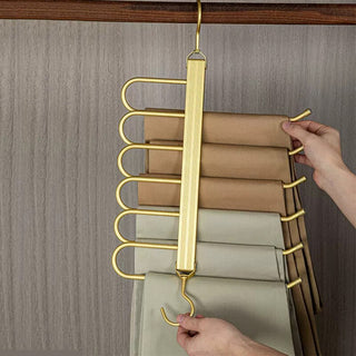 Elegant Space-Saving Aluminium Trouser Hanger