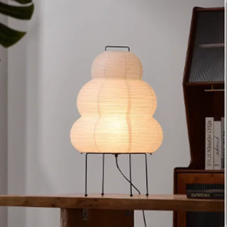 Japanese Rice Paper Sculptural Floor Lamp