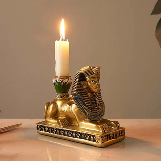 Egyptian Goddess Candlestick Holder