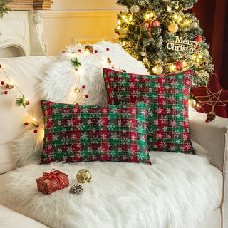 Classic Tartan Christmas Cushion Cover