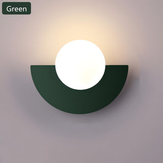 Nordic Sunset Wall Light in Half Moon Design