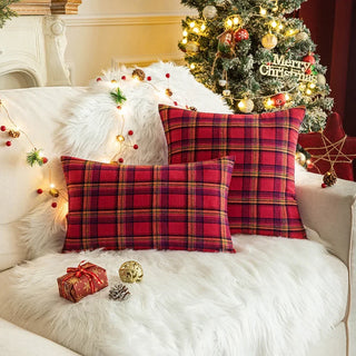 Classic Tartan Christmas Cushion Cover