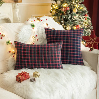 Classic Tartan Christmas Cushion Cover