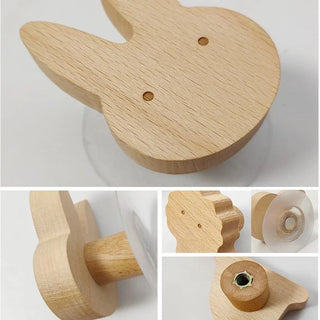 Playful Children’s Wooden Wall Hooks