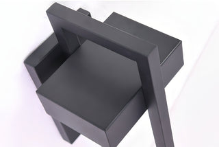 Modern Black Outdoor Wall Light in Stainless Steel (IP65)