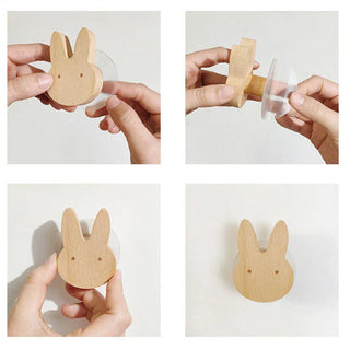 Playful Children’s Wooden Wall Hooks