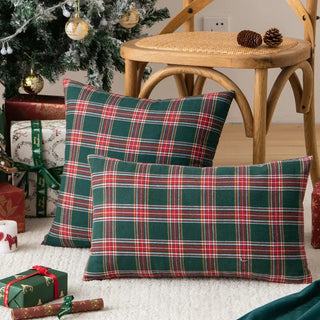 Classic Tartan Christmas Cushion Cover