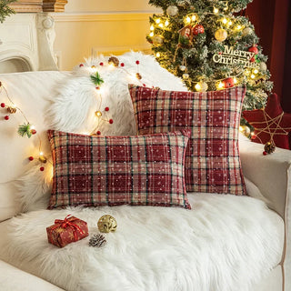 Classic Tartan Christmas Cushion Cover