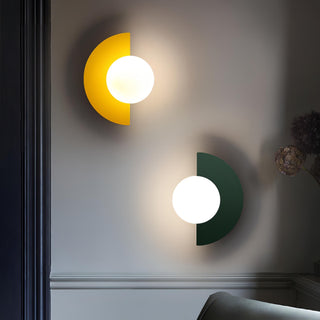Nordic Sunset Wall Light in Half Moon Design