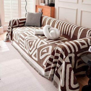 Geometric Sofa Cover - Colourful, Washable & Pet-Friendly