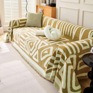 Geometric Sofa Cover - Colourful, Washable & Pet-Friendly