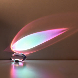 Crystal LED Projection Table Light With USB Power